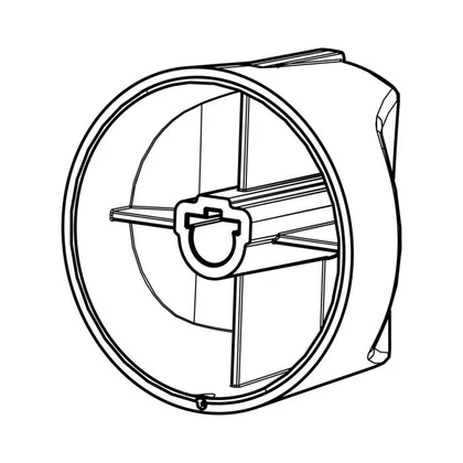 Pokrętło gazu do kuchenki Electrolux / AEG białe 140001957020