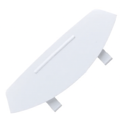 Uchwyt drzwi pralki Whirlpool / Indesit / Ariston / Hotpoint biały 481071424001 C00312065