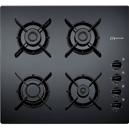 Płyta gazowa do zabudowy Mastercook / Fagor czarna 60 cm GC 64 SI