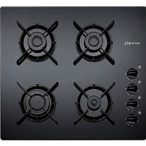 Płyta gazowa do zabudowy Mastercook / Fagor czarna 60 cm GC 64 SI