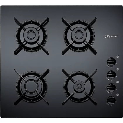 Płyta gazowa do zabudowy Mastercook / Fagor czarna 60 cm GC 64 SI