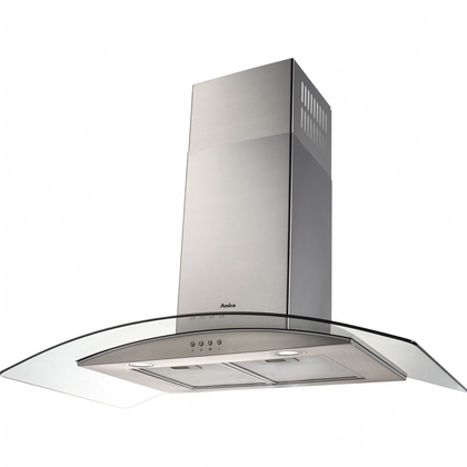 Okap kominowy przyścienny Amica OKP 931G inox 90 cm