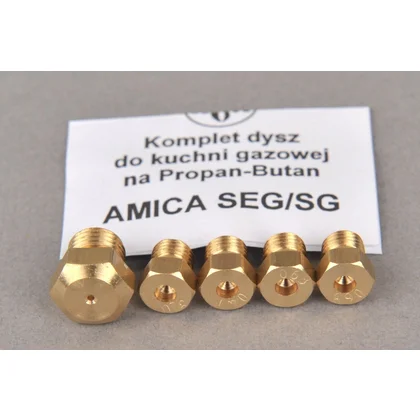 Dysze gazowe do kuchenki Amica SEG / SG na propan-butan X219