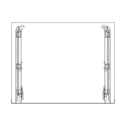 Zestaw szyby drzwi piekarnika Electrolux / AEG 596 x 466 mm