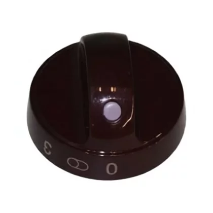 Pokrętło brązowe do poszerzonej płytki grzejnej Amica E452.00/09.2174.00 9043073