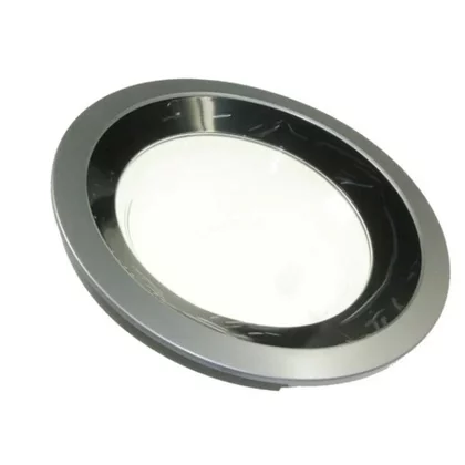 Kompletne drzwi do pralki Beko / Grundig / Arcelik czarno-szare 2493200200