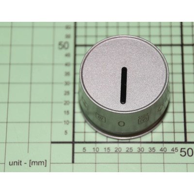 9079622 Pokrętło CODE2v2/09.14839.00 srebrne. AMICA