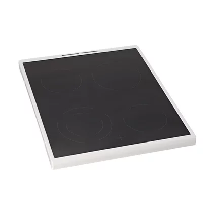 Płyty szklane Płyta ceramiczna z ramką do kuchenki Electrolux / AEG biała 496 x 600 mm