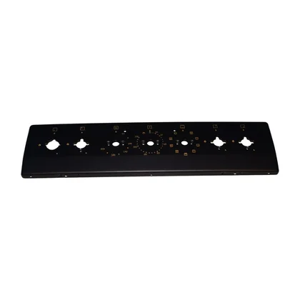 Elementy obudowy Panel przedni do kuchenki lub piekarnika Amica czarny 9063663