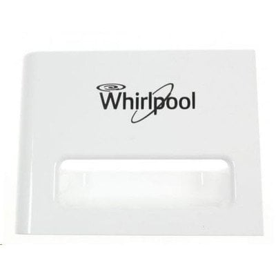 Uchwyt/Front szufladki dozownika proszku pralki Whirlpool (481010763630) C00375035