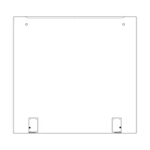 Szyba zewnętrzna drzwi piekarnika Electrolux / AEG czarna 494 x 464 mm 3428369528
