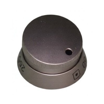 Pokrętło regulatora temperatury do piekarnika Amica srebrne 50-250°C E455.00/09.2739K.00 9043004
