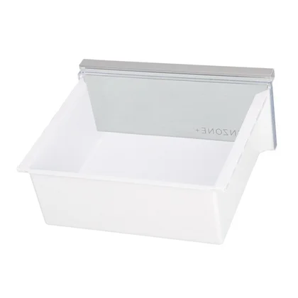 Półki na drzwi różni producenci Pojemnik na warzywa do lodówki Electrolux / AEG komplet z sitodrukiem 7902 450 x 190 mm