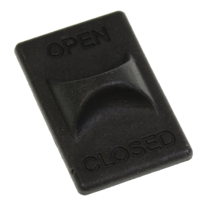 Przycisk blokady do okapu Whirlpool / Indesit / Ariston / Hotpoint 480122100262 C00242506 482000090935 C00419445