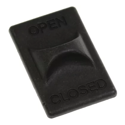 Przycisk blokady do okapu Whirlpool / Indesit / Ariston / Hotpoint 480122100262 C00242506 482000090935 C00419445