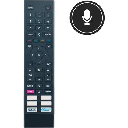 Oryginalny pilot do telewizora Hisense / Gorenje z mikrofonem HT304617