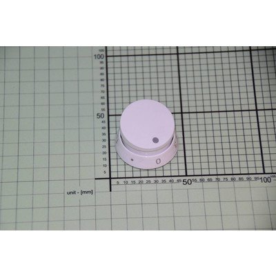 Pokrętło białe płytki grzejnej 3 z lewej strony E455.00/09.272.00 (9043003)