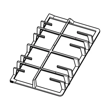 Prawy ruszt na płytę palników do kuchenki Electrolux / AEG 3546461025