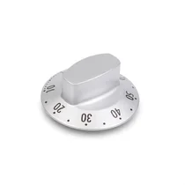 Części zamienne GORENJE Pokrętło zegara do piekarnika Gorenje / Hisense srebrne 582687