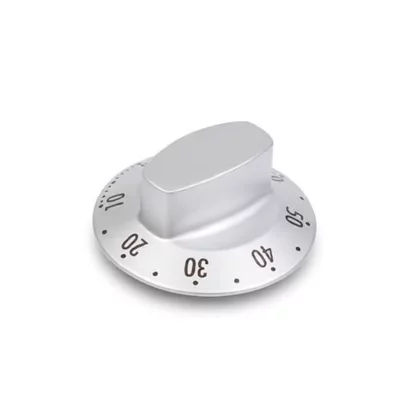 Części zamienne GORENJE Pokrętło zegara do piekarnika Gorenje / Hisense srebrne 582687