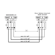 Elementy elektryczne do pralek r Wiązka przewodów blokady drzwi do pralki Electrolux / AEG 8080013017