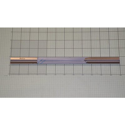 Panel frontowy logo Amica inox (1032613)