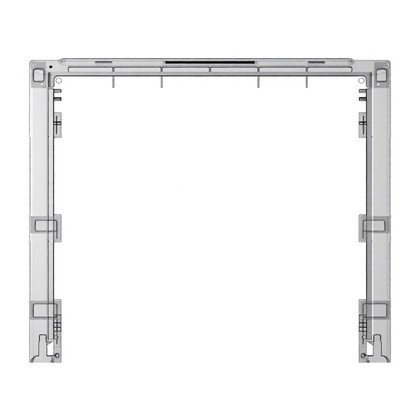 Szyba przednia drzwi piekarnika Zanussi / Electrolux czarna 594 x 465 mm