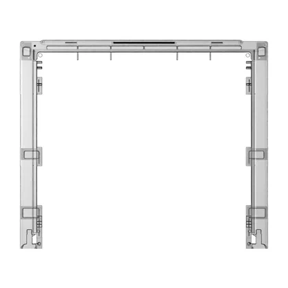 Szyba przednia drzwi piekarnika Zanussi / Electrolux czarna 594 x 465 mm
