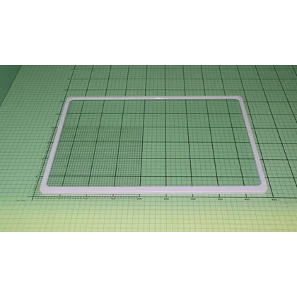Półka szklana z ramką do lodówki Amica 430 x 300 mm 1023591