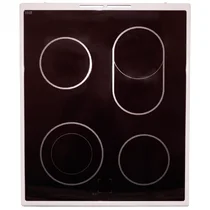 Płyty szklane Płyta ceramiczna z ramką do kuchenki Electrolux / AEG biała 496 x 600 mm 3428371151
