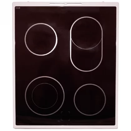 Płyty szklane Płyta ceramiczna z ramką do kuchenki Electrolux / AEG biała 496 x 600 mm 3428371151