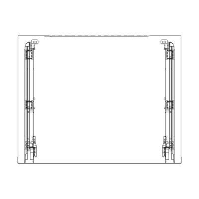 Zestaw szyby drzwi - 596x466mm