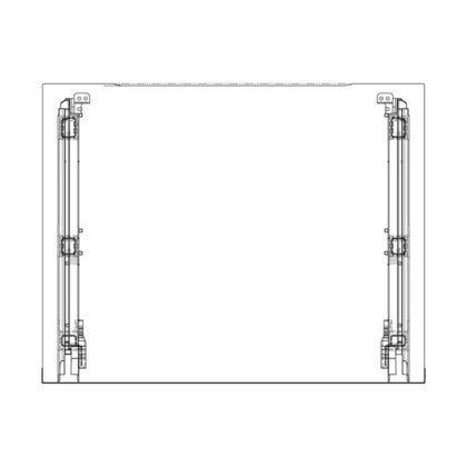 Zestaw szyby drzwi - 596x466mm