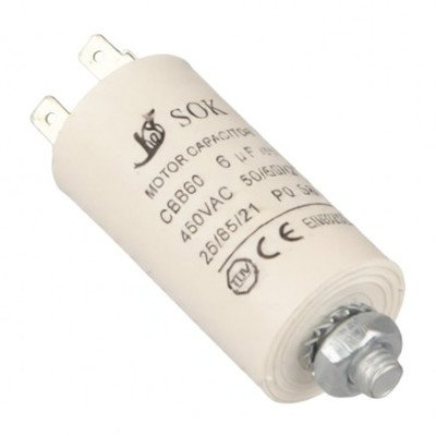 KONDENSATOR 6 UF / 450V 27003