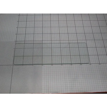 Półka szklana do chłodziarko-zamrażarki Amica 395 x 130 x 4 mm 1033200