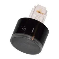 Pokrętło termostatu do kuchni Amica czarne chowane niepodświetlane z nadrukiem 6000 8047725