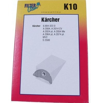 K10 Worki do odkurzacza do Kärcher, 4 sztuki
