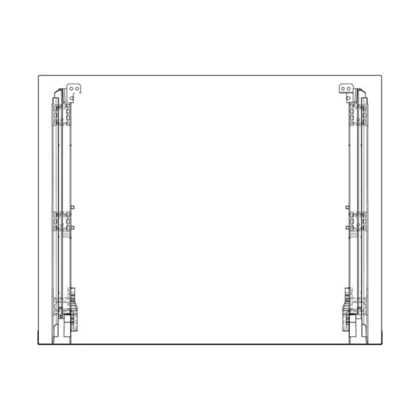 Szyba zewnętrzna drzwi piekarnika Electrolux / AEG czarna 596 x 466 mm