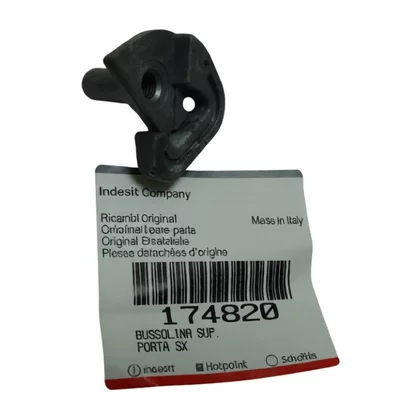 Tulejka górna lewa zamykania drzwi do lodówki Ariston / Indesit / Hotpoint / Whirlpool C00174820 482000030110