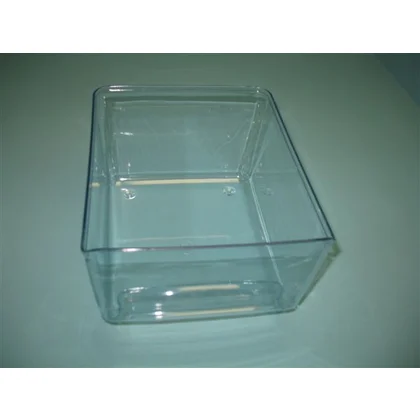 Półki na drzwi różni producenci Pojemnik na warzywa do lodówki Amica niebieski 28,5 x 23 x 18 cm 1944566