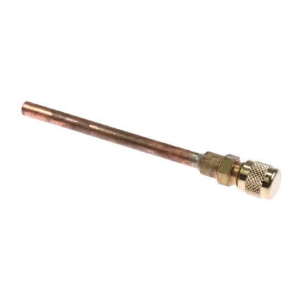 Sprężarki, akcesoria, przekaźnik Rurka do napełniania z zaworem do układu chłodniczego Indesit / Whirlpool 80 mm 482000031450 C00279567