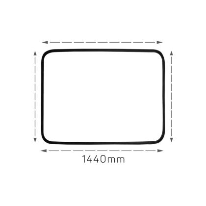 Podzespół uszczelki piekarnika 2015 szara (8065348)