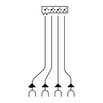 Wiązka kabli do zmywarki Electrolux / AEG 1174016111