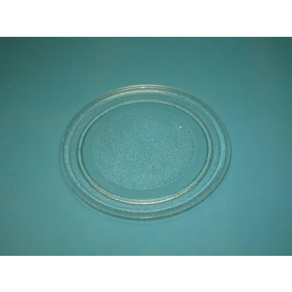 Talerz szklany do kuchenki mikrofalowej Amica 24,5 cm spód płaski 1016485