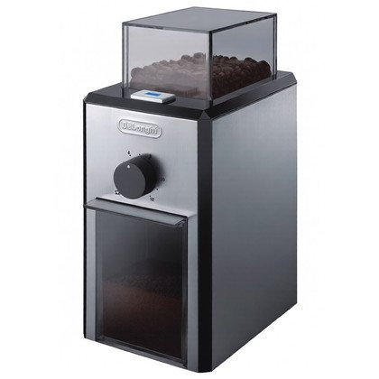 Młynek żarnowy do kawy DeLonghi KG89 110 W srebrno-czarny