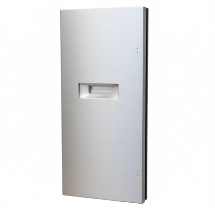 GNE60500X BEKO Lewe drzwi inox do chłodziarki Beko 4385071400