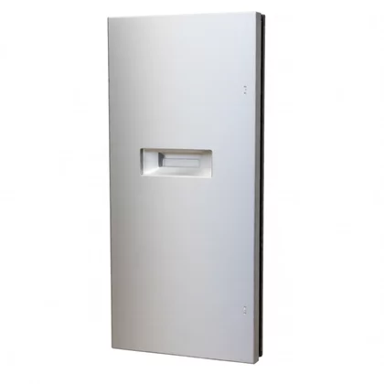 GNE60500X BEKO Lewe drzwi inox do chłodziarki Beko 4385071400