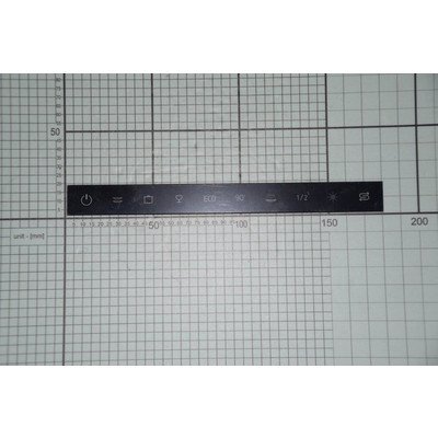 Wklejka panelu sterowania + taśma (1034460)