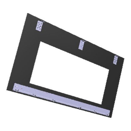 Zestaw szyby drzwi - 894x463mm