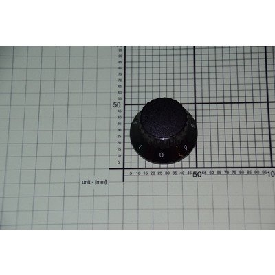 Amica pokrywa płytki pokrętła czarny (1037-5103) (9017616)